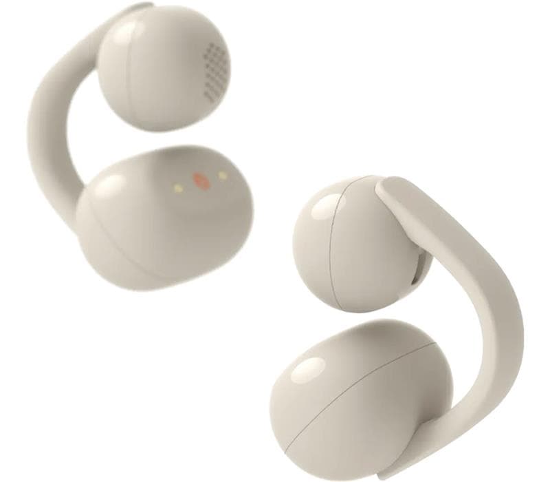SONY WFLC900 LinkBuds Clip Open Earbuds, Griege