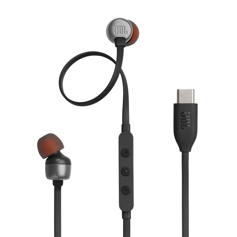 JBL Tune 310C Wired In-ear USB-C Headphones, Black(Open Box)