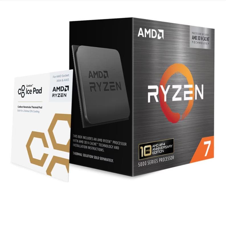 AMD Ryzen 7 5800X3D 10th Anniversary Edition with Carbice® Ice Pad