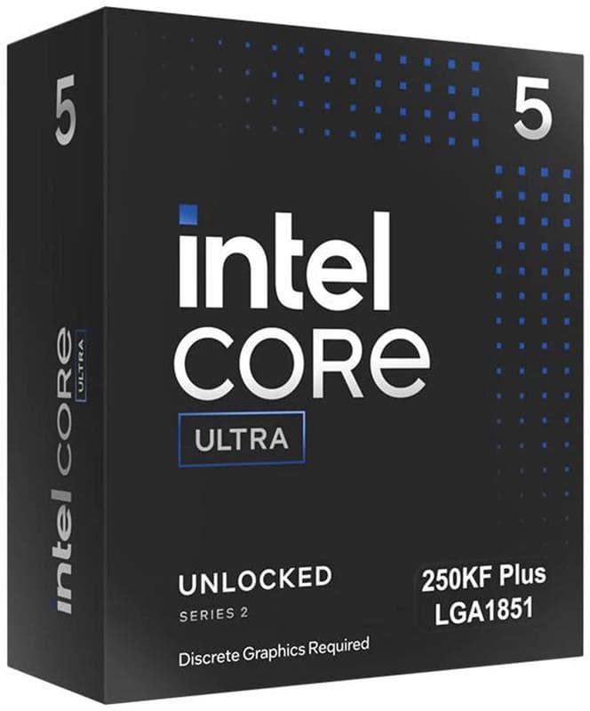 Intel Core Ultra 5 250KF Plus 125W 18 (6P+12E) core CPU(Open Box)