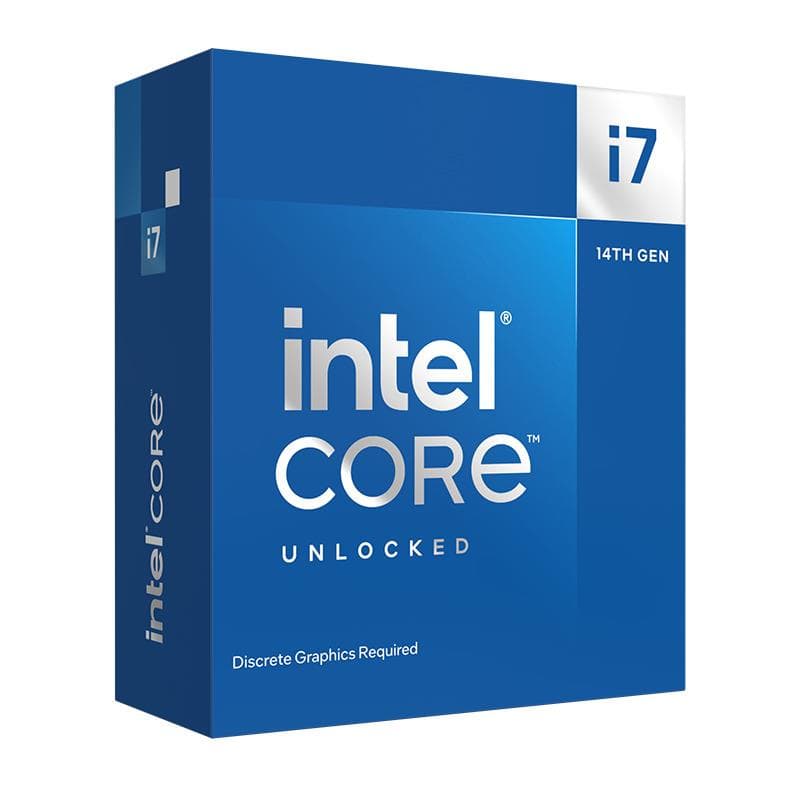 Intel Core i7-14700KF Desktop Processor 20 cores (8P+12E) LGA1700(Open Box)