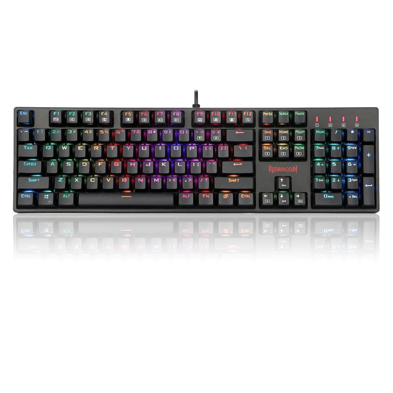 Redragon K582RGB Surara LED Backlit Mechanical Gaming Keyboard(Open Box)