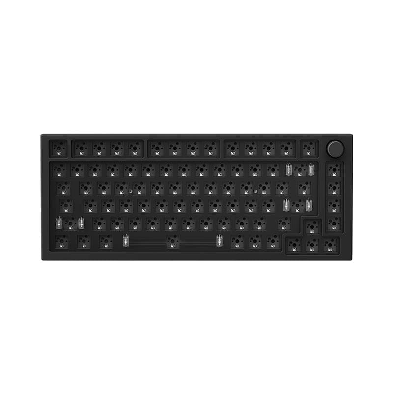 Glorious GMMK Pro 75% Barebone Keyboard, Black - US ANSI Layout, English, Regular Profile,  (GLO-GMMK-P75-RGB-B)