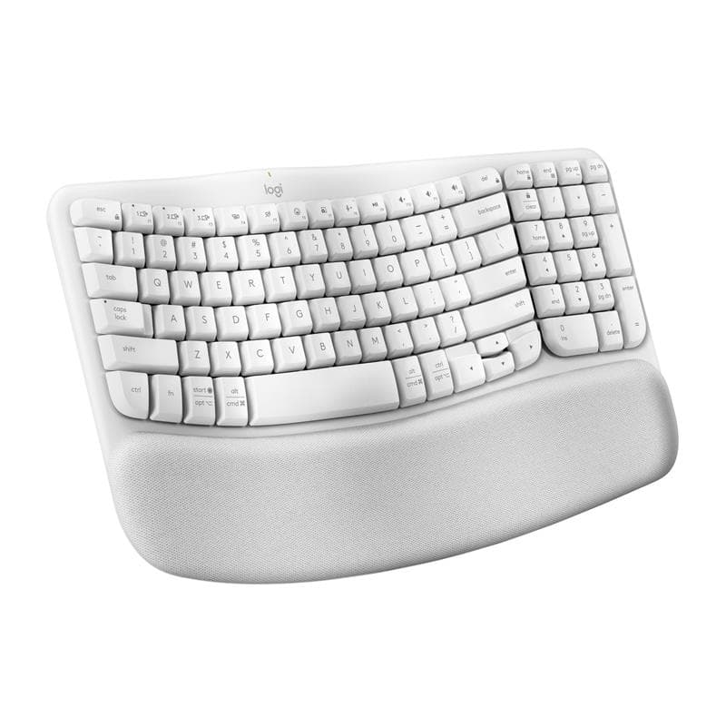 Logitech Wave Keys for Mac (Wireless Keyboard) - Off White