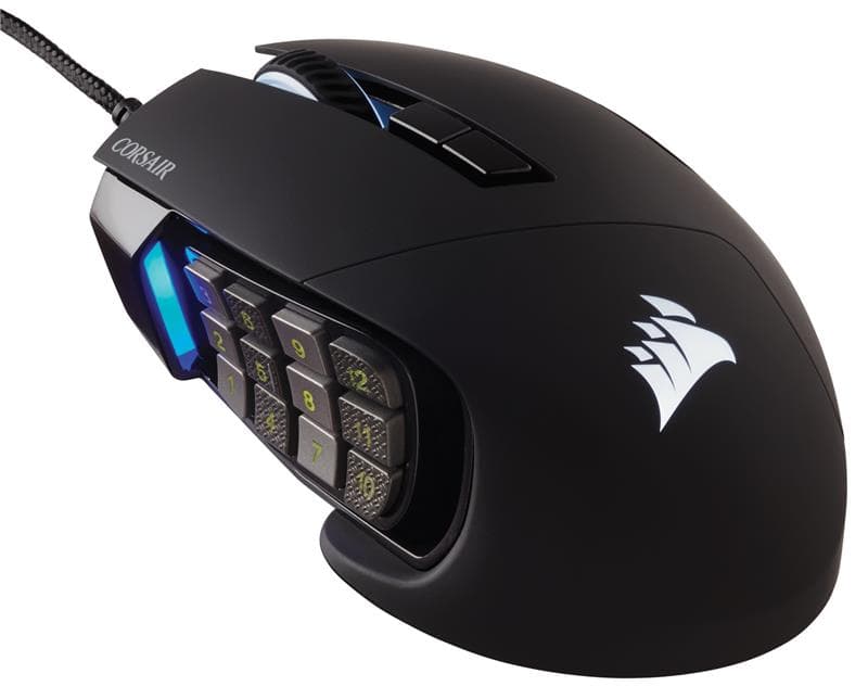 CORSAIR Scimitar RGB Elite Wired Gaming Mouse - Black(Open Box)