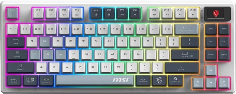 MSI FORGE GK600 TKL W SKY US Gaming Keyboard(Open Box)