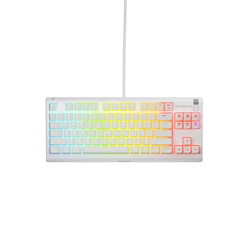 STEELSERIES Apex 3 TKL TKL (80%) Gaming Keyboard, White(Open Box)