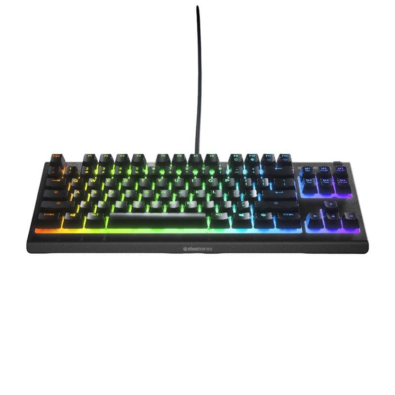 STEELSERIES Apex 3 TKL Tenkeyless (TKL, 80%) Gaming Keyboard, Black(Open Box)
