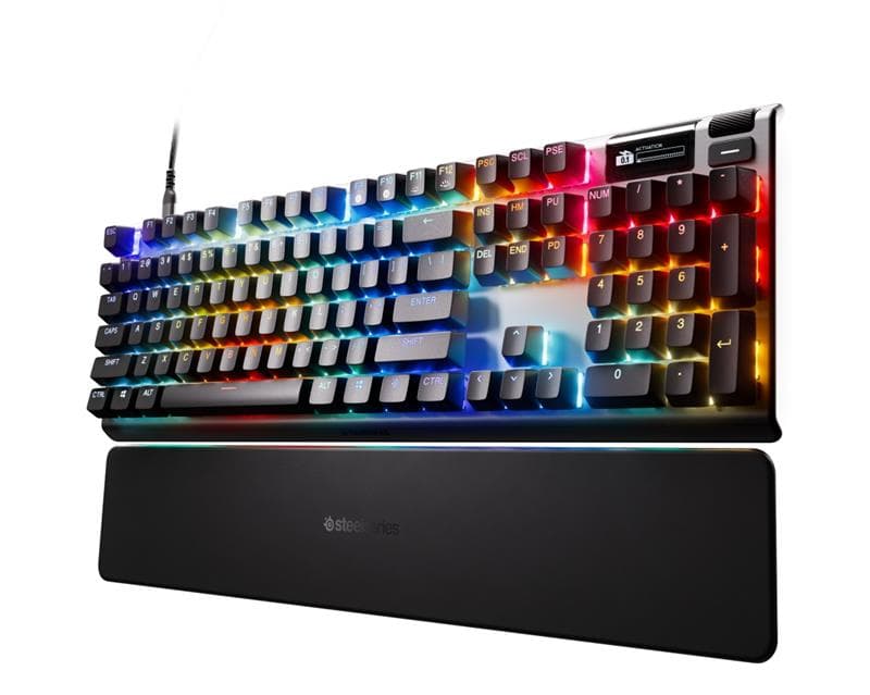 STEELSERIES Apex Pro Gen 3 Full Size Gaming Keyboard, Black(Open Box)