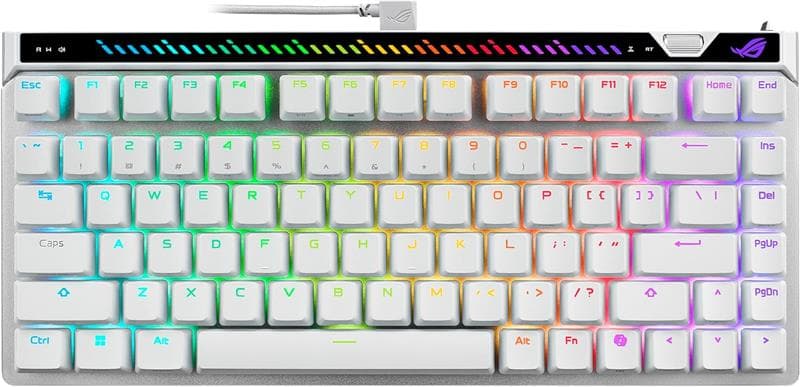 ASUS M705 ROG Falchion Ace 75 HE 75% Gaming Keyboard, White(Open Box)
