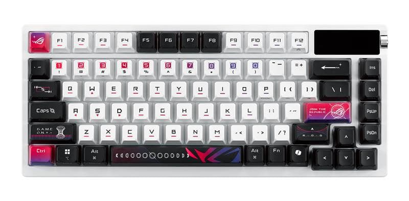 ASUS M704 ROG AZOTH X 75% Gaming Keyboard, Black - US ANSI Layout(Open Box)