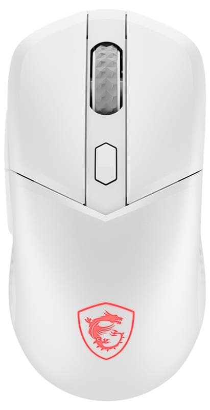 MSI VERSA 300 W White Gaming Mouse- 8000 DPI Optical Sensor, 1000 Hz Polling Rate, Symmetrical, 30M+ Click Kailh Micro Switches