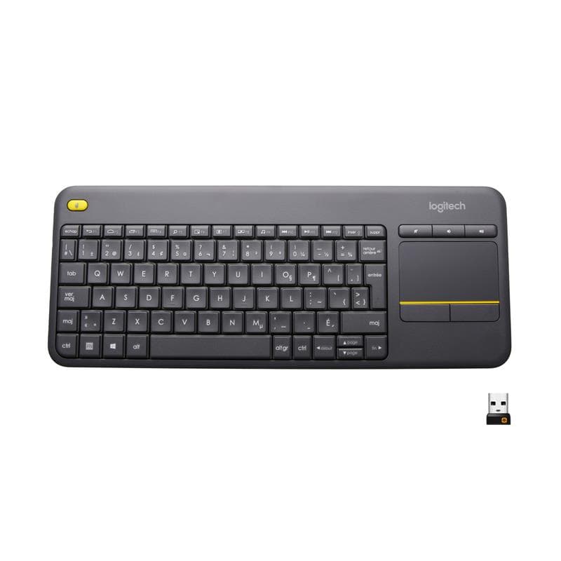 LOGITECH K400 Plus Wireless Touch Keyboard (French)(Open Box)