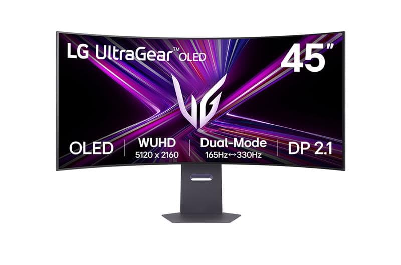 LG UltraGear 45" WUHD 5K2K  Dual Mode 165-330Hz 0.03ms Gaming Monitor(Open Box)