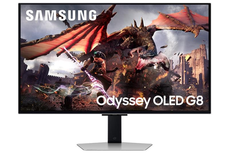 SAMSUNG Odyssey G8 32" 3840 x 2160 OLED 240Hz Gaming Monitor