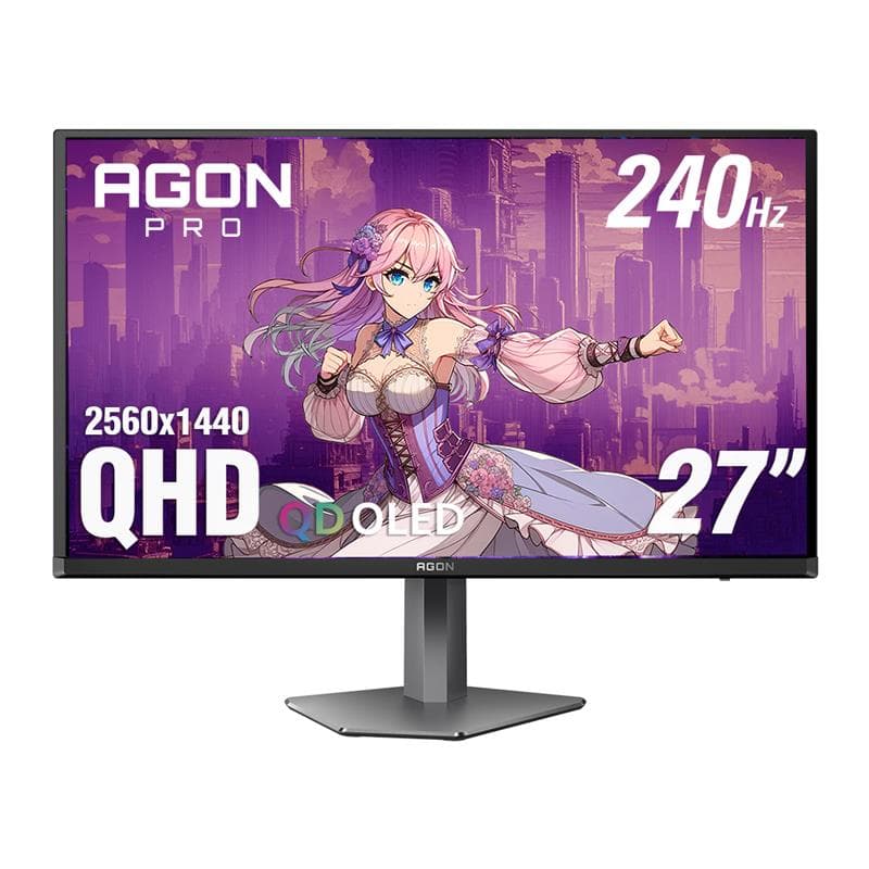 AOC AGON 26.5" 2560 x 1440 QHD QD-OLED 240Hz Gaming Monitor
