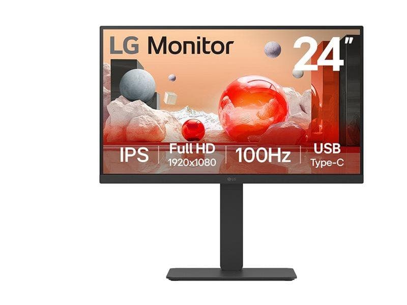 LG 24BA650-B - LCD monitor - Full HD (1080p) - 24"