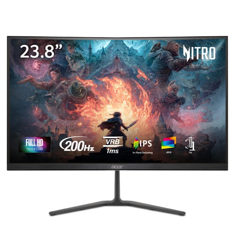 Acer Nitro 24" FHD IPS 200Hz 0.5ms (GTG) Gaming Monitor(Open Box)