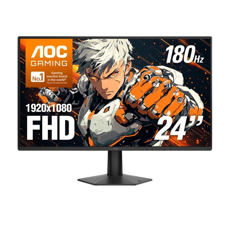 AOC 23.8" 1920 x 1080 FHD IPS 180Hz Gaming Monitor