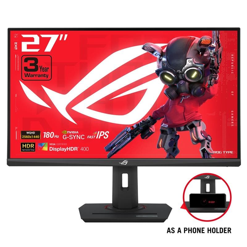 ASUS ROG STRIX 27" WQHD IPS 180Hz 1ms (GTG) Gaming Monitor