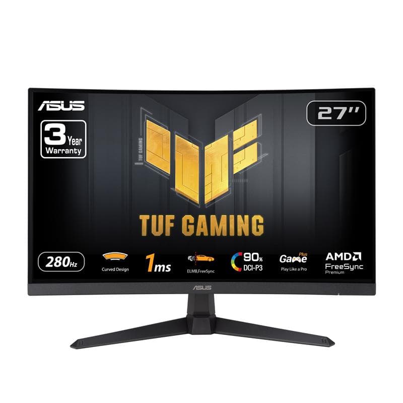 ASUS TUF Gaming 27" FHD Fast Curved VA 280Hz 1ms (GTG) Gaming Monitor(Open Box)