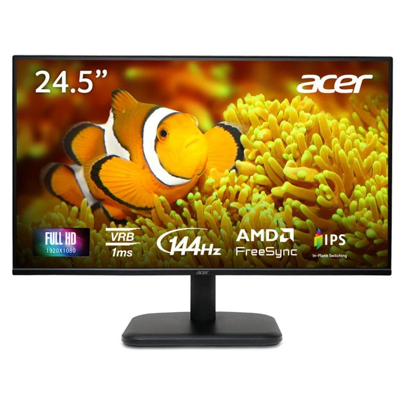 Acer 24.5" 1920 x 1080 FHD IPS 144Hz Monitor(Open Box)