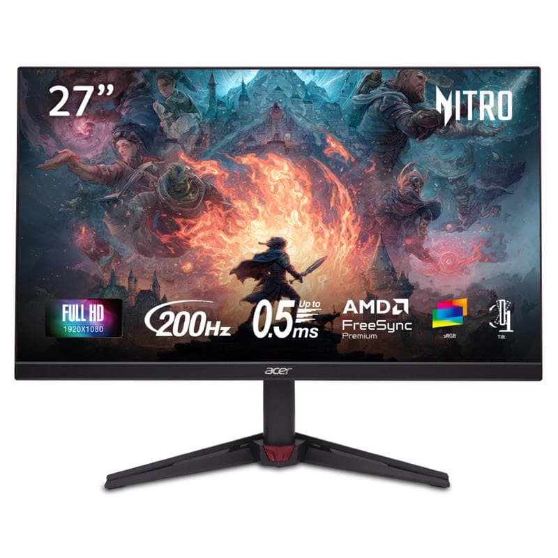 Acer Nitro VG270 27" 1080P IPS 200Hz 0.5ms Gaming Monitor(Open Box)