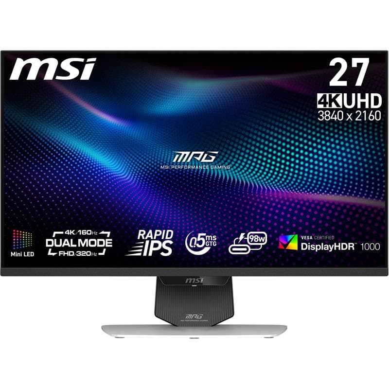 MSI 274URDFW 27" 3840 x 2560 Rapid IPS mini LED 160Hz/ 320Hz