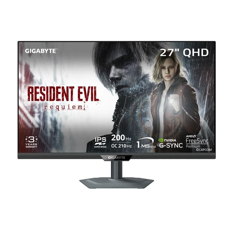 GIGABYTE 27" 2560 x 1440 QHD SS IPS 200Hz Gaming Monitor
