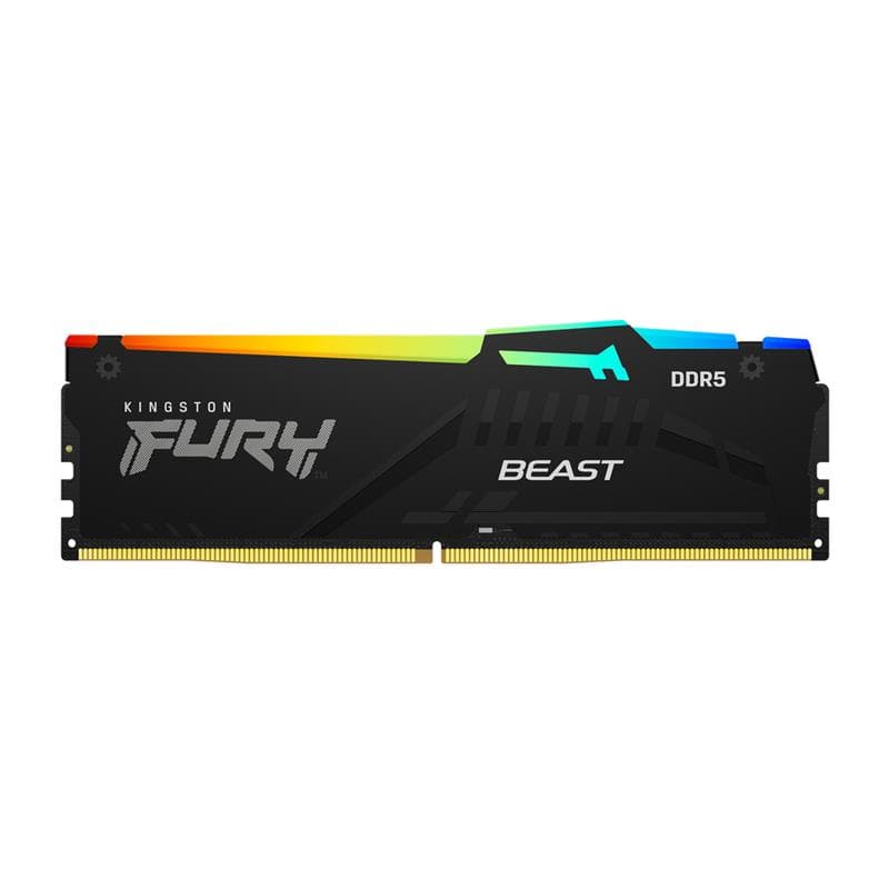 Kingston FURY Beast RGB 128GB (4x32GB) DDR5 5200MHz CL40 UDIMM