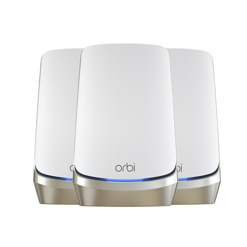 NETGEAR Orbi RBKE963 AX11000 Whole Home Mesh WiFi 6E System (3 Pack)(Open Box)