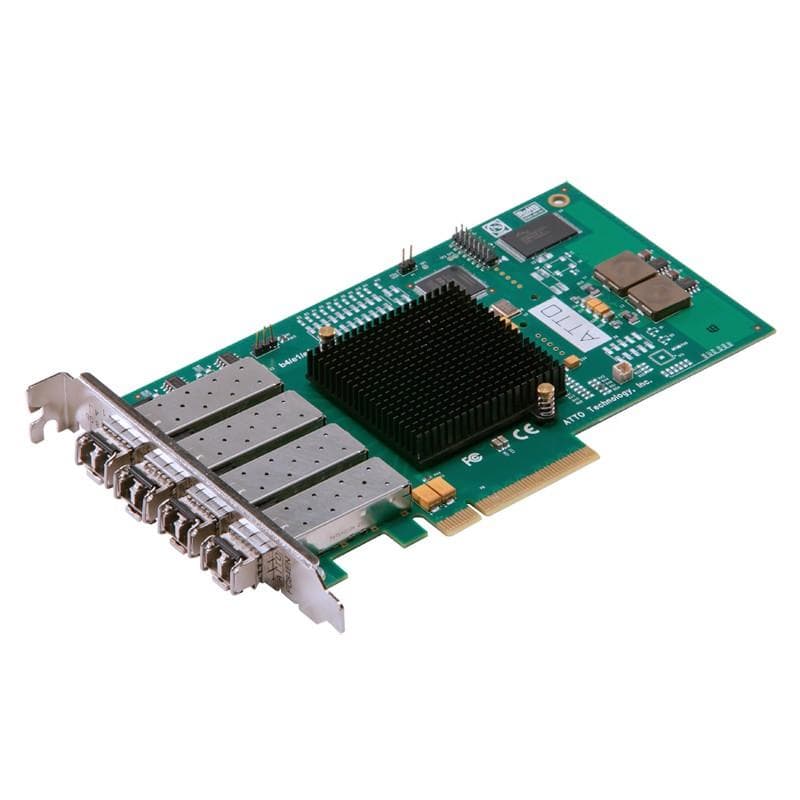 Atto Host bus adapter - PCIe x8 - 8Gb Fibre Channel x 4 (CTFC-84EN-000)