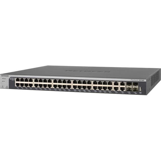 NETGEAR (XS748T-100NES) ProSafe XS748T Layer 3 Switch 44-Port 10 Gigabit and 4xSFP+