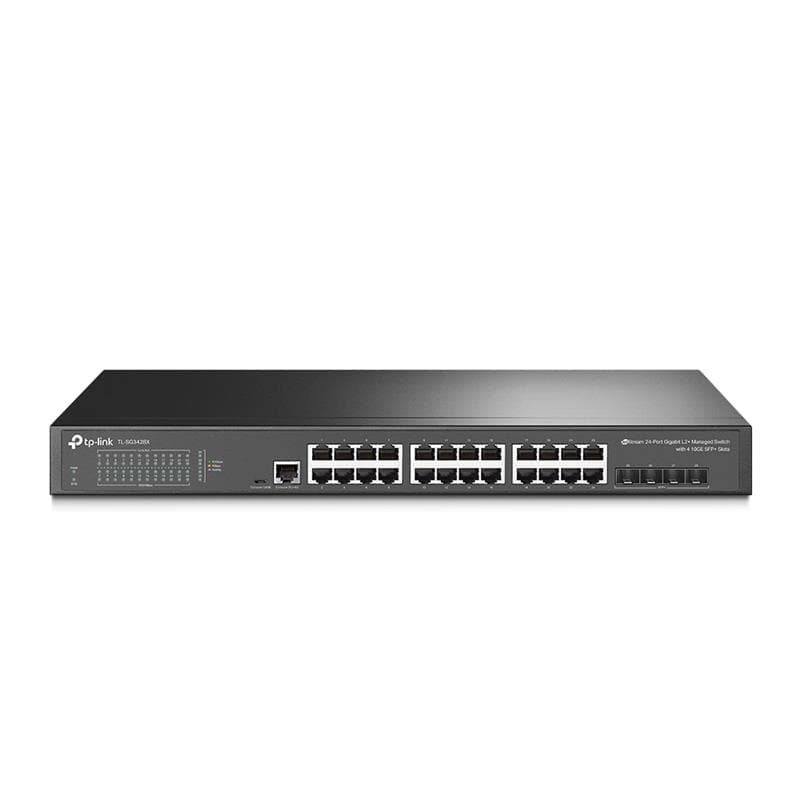 TP-Link (SG3428X) JetStream 24-Port Gigabit L2+ Managed Switch with 4 10GE SFP+ Slots