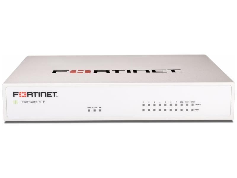 FortiGate-70F Hardware plus 1 Year Hardware plus FortiCare Premium and FortiGuard Unified Threat Protection (UTP), Gartner Magi