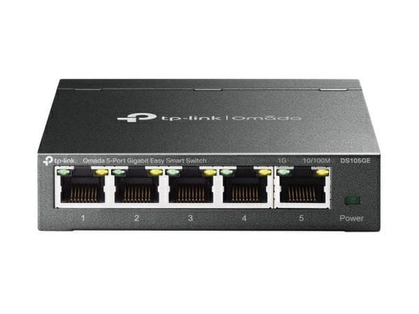 TP-Link OMADA 5-PORT GIGABIT EASY SMART SWITCH PORT: 5 GIGABIT RJ45 PORTS SPEC: DESKTOP STEEL CASE FEATURE: MTU/PORT/TAG-BASED