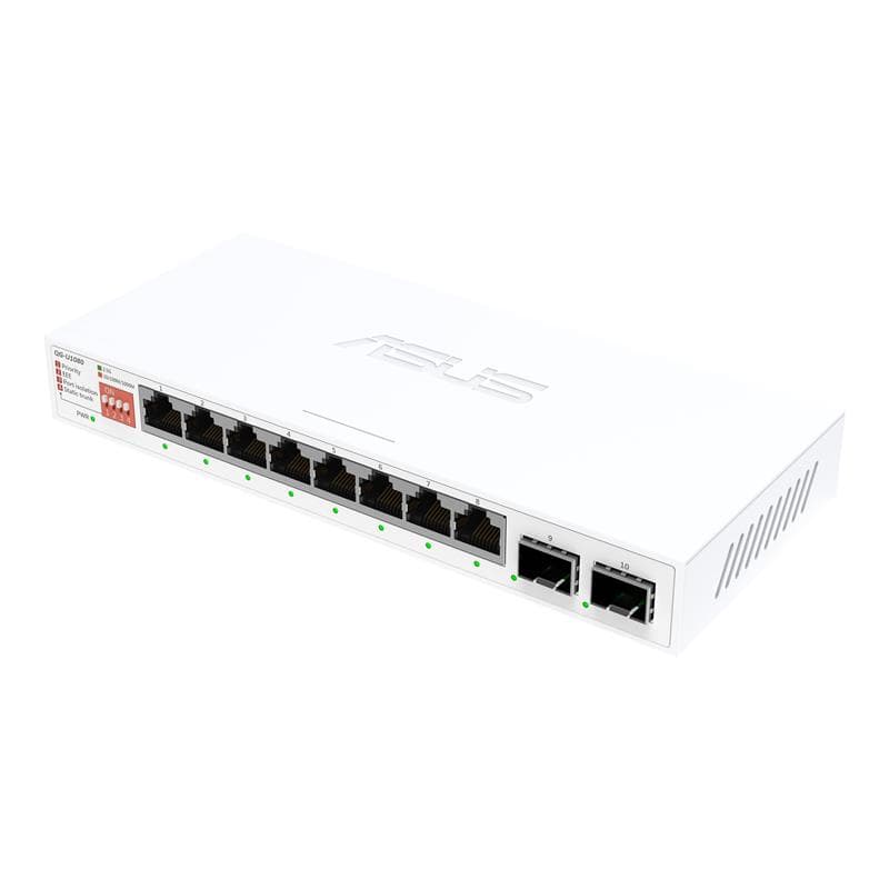 ASUS QG-U1080 8 Port 2.5G and 2-Port 10G SFP+ Unmanaged Switch