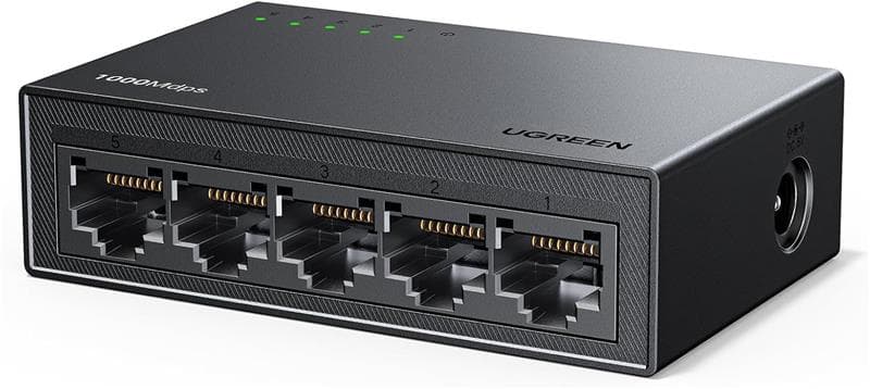 UGREEN CM833 5 Ports Gigabit Unmanaged Ethernet Switch