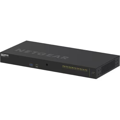 Netgear AV Line M4250-16XF 16x1G/10G Fiber SFP+ Managed Switch - Manageable - 3 Layer Supported - Modular - 19.27 W Power Consu