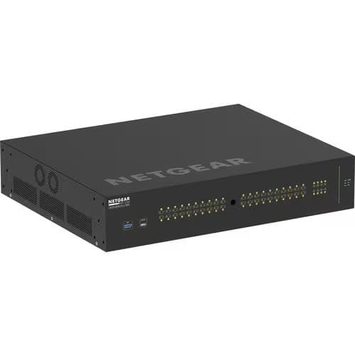 Netgear M4250-40G8XF-PoE++ AV Line Managed Switch - 40 Ports - Manageable - 3 Layer Supported - Modular - 82.60 W Power Consump