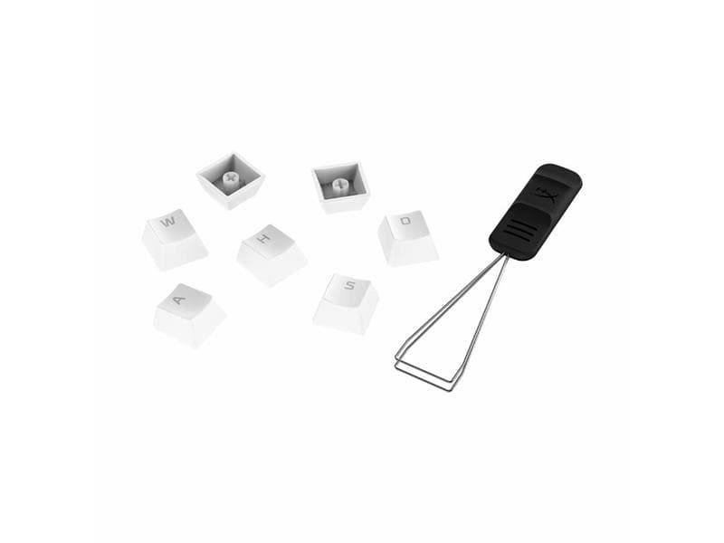 HYPERX Double Shot PBT Full Set Keycaps - White(Open Box)