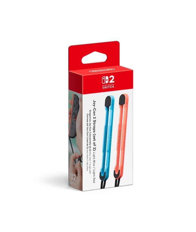 Nintendo Switch Joy-Con™ 2 Straps (set of 2) Light Blue / Light Red