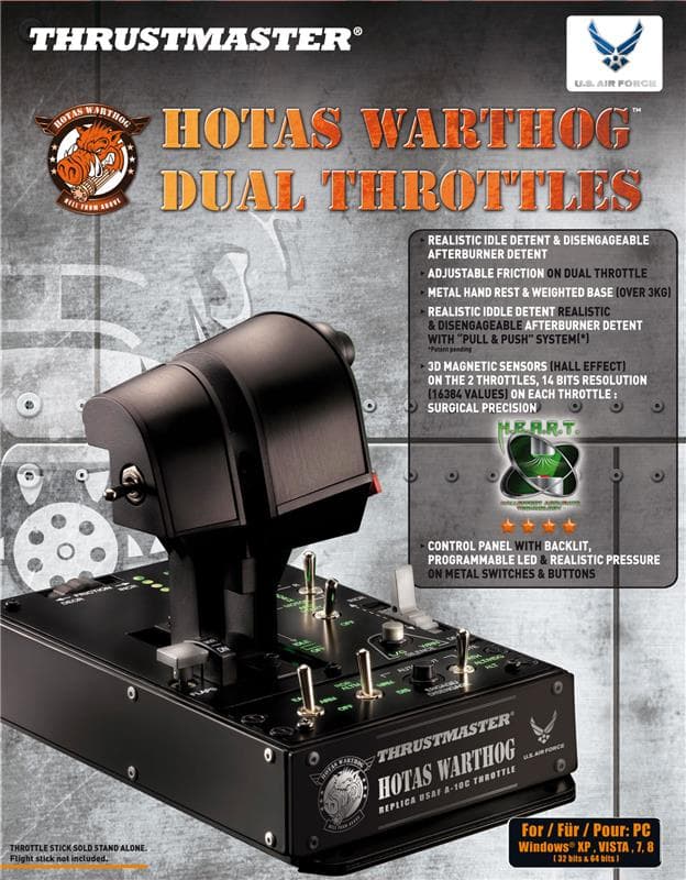 THRUSTMASTER HOTAS Warthog Dual Throttle (E-ONLY) PC