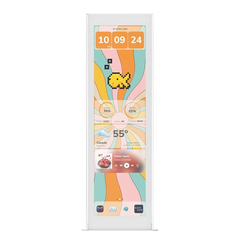 HYTE Y70 Touch Infinite Display Upgrade - 2.5K Touchscreen for Y70 - Snow White