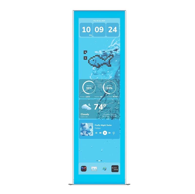 HYTE Y70 Touch Infinite Display Upgrade - 2.5K Touchscreen for Y70 - Blueberry Milk