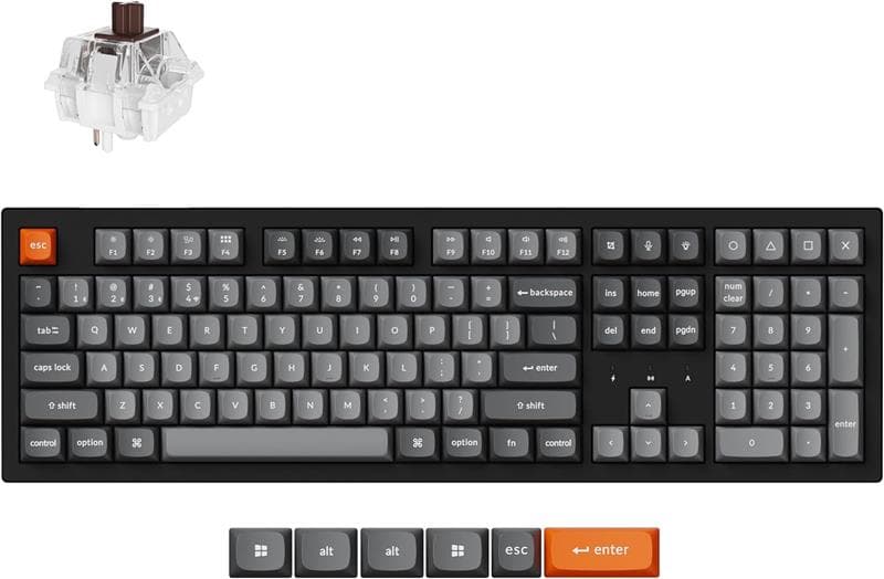 Keychron K10 Max Full Size Keyboard Tactile switches(Open Box)