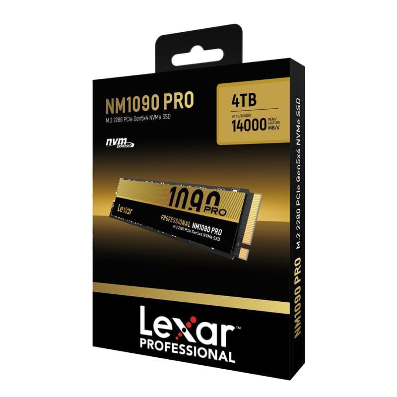 Lexar NM1090 PRO 4TB M.2 2280 PCIe 5.0 NVMe SSD