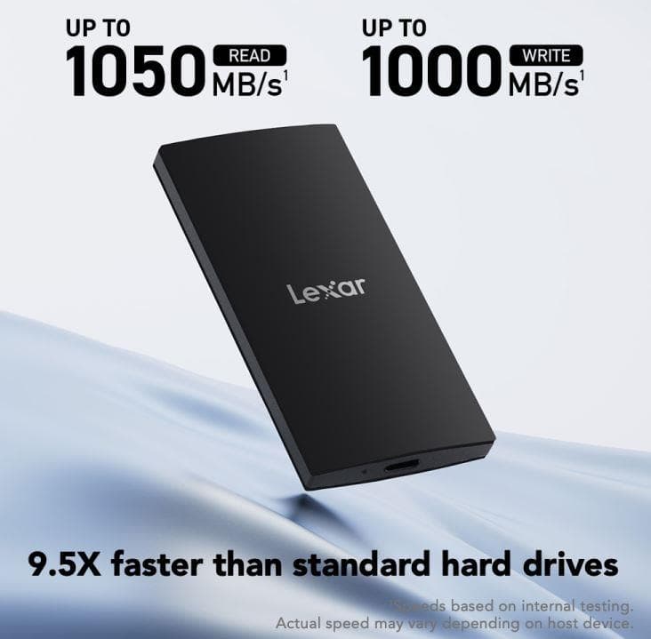 Lexar® SL300 2TB Portable Solid-State Drive