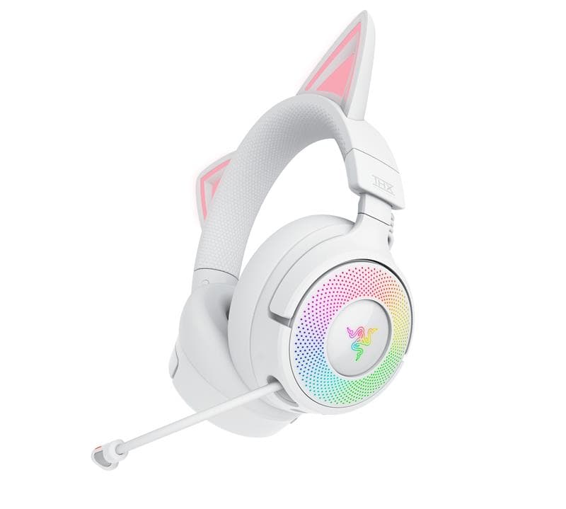 Razer Kraken Kitty V3 Pro Wireless RGB Gaming Headset White