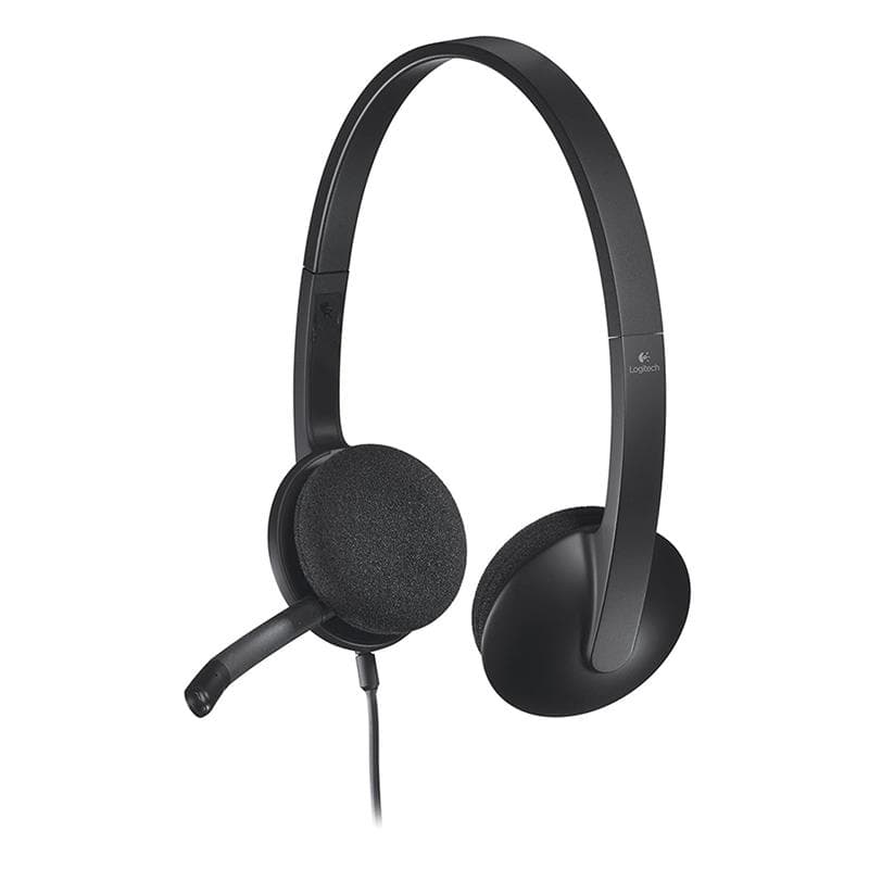 Logitech H340 USB PC Headset Black 981-000507(Open Box)